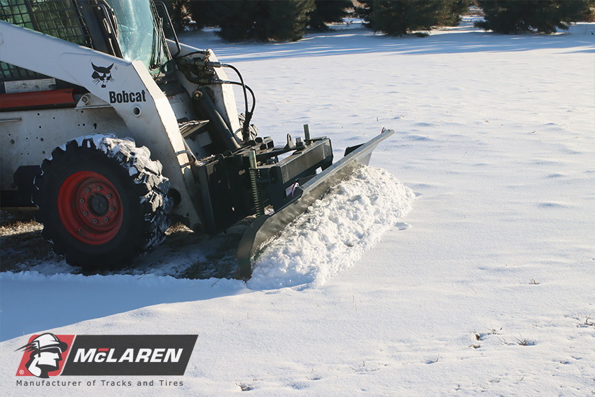 Skid Steer Snow Plow Blade