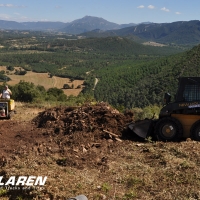 Nu-Air semi-pneumatic tires on New Holland skid steer